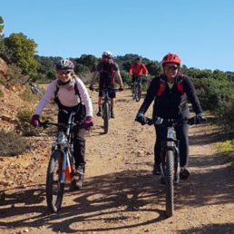 vtt électrique dans les maures