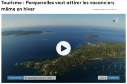 Reportage France 3 à Porquerolles